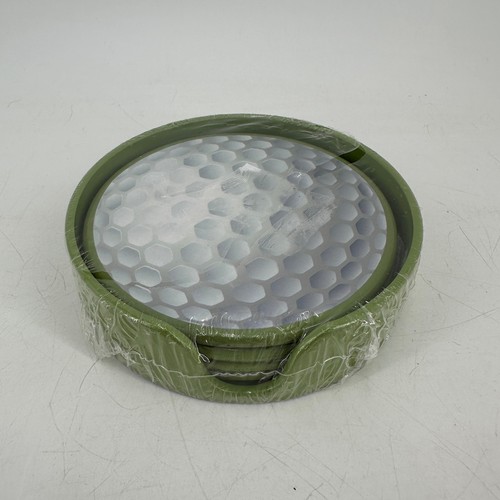 Pfaltzgraff golf ball coaster - golf,