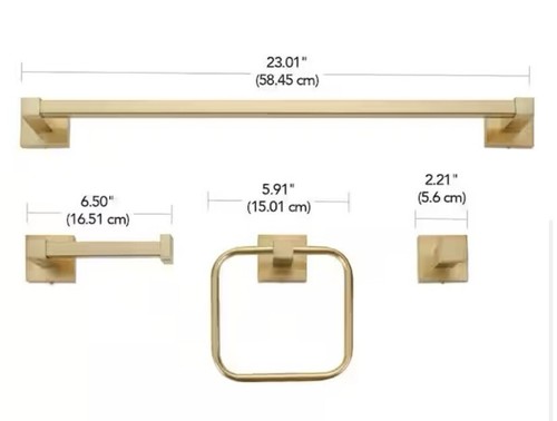 Dakota piece bath hardware - dakota, 4-piece