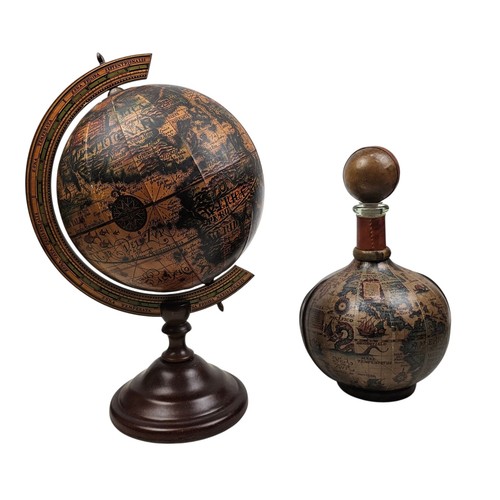 Vintage style globe decanter - vintage,