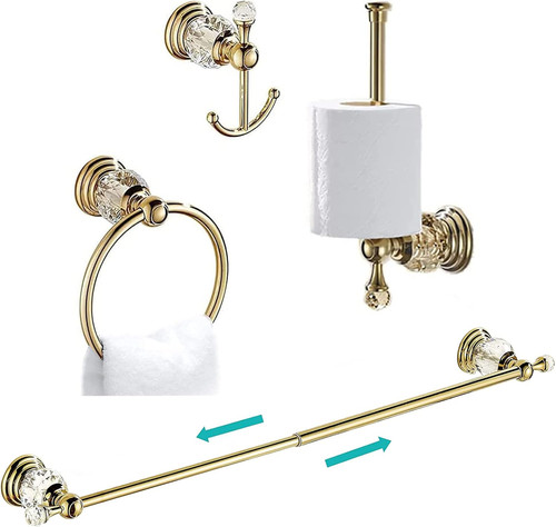 Elegant crystal bathroom - elegant,